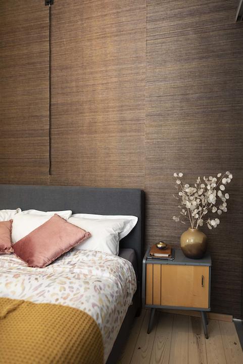 Japanse muurbekleding in riet